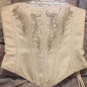 Essense Beaded Bridal Wedding Separate Corset Top